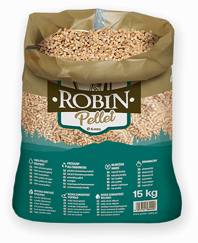 worek pelletu opałowego Robin do kupienia w Kamieńsku lub sklepie internetowym